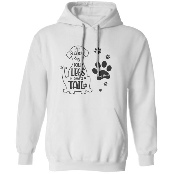 My Shadow Has Four Legs And A Tail Personalized Dog T-Shirt TS-PT861