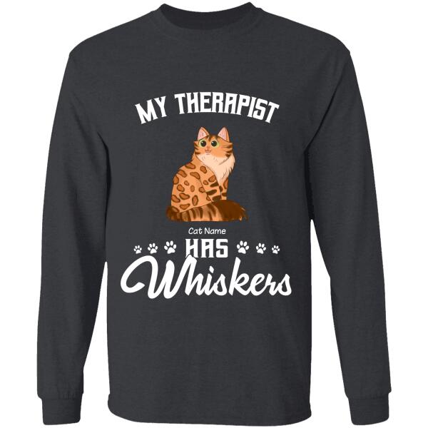My Therapist Has Whiskers Personalized T-shirt TS-NB883