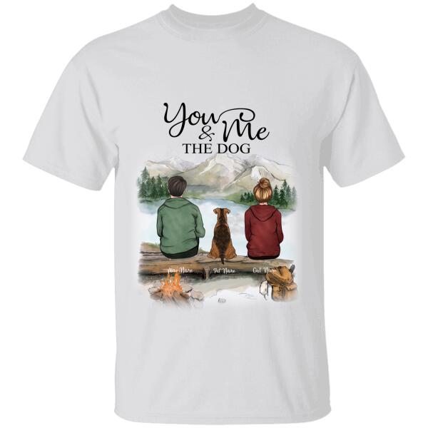 You, Me And The Dogs Personalized T-Shirt TS-PT893