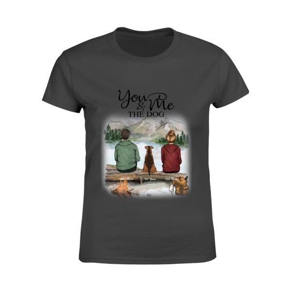 You, Me And The Dogs Personalized T-Shirt TS-PT893