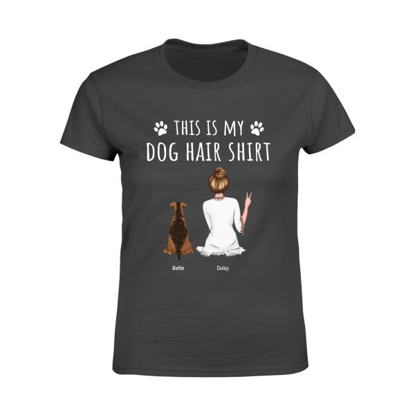 Funny Dog Hair Personalized T-Shirt TS-PT913