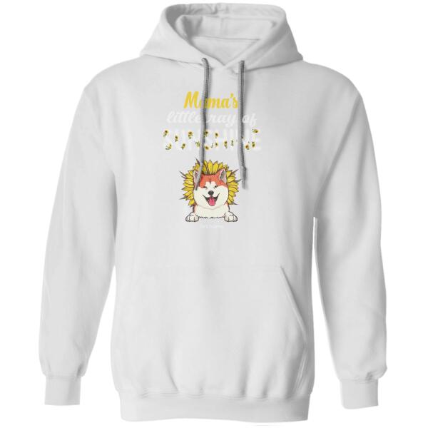 Mama's Little Rays Of Sunshine Personalized Dog T-shirt TS-NN936