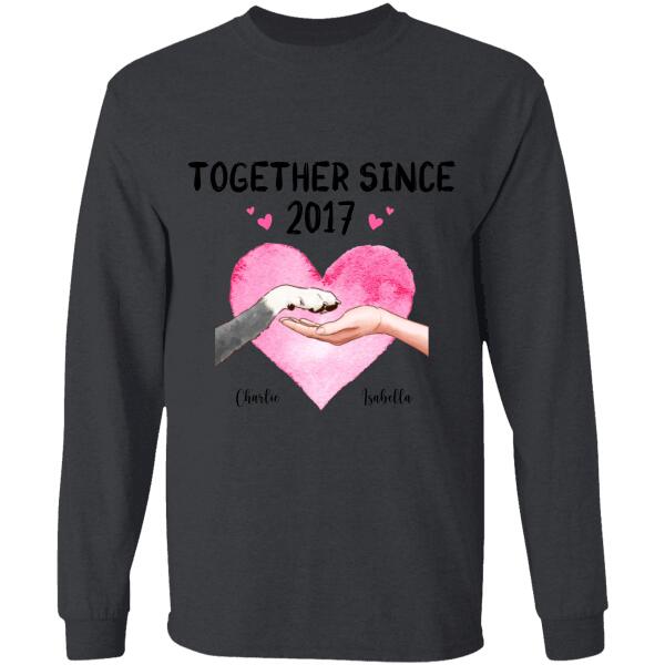 Together Since Personalized Dog T-shirt TS-NN941
