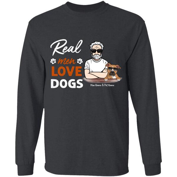 Real Man Love Dog Personalized T-shirt TS-NB955