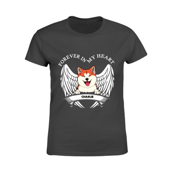 Forever In My Heart Personalized Dog T-shirt TS-NN991