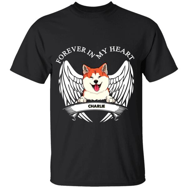 Forever In My Heart Personalized Dog T-shirt TS-NN991