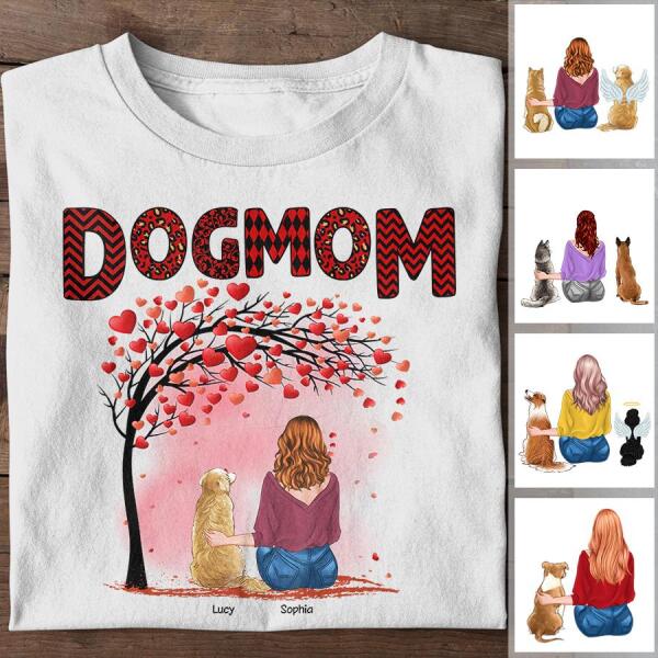 Dog Mom Personalized T-shirt TS-NB996