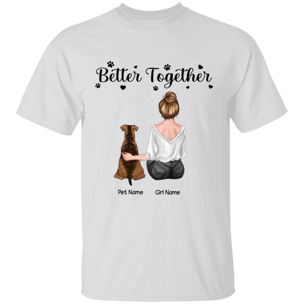 Better Together Personalized Dog T-Shirt TS-PT1057