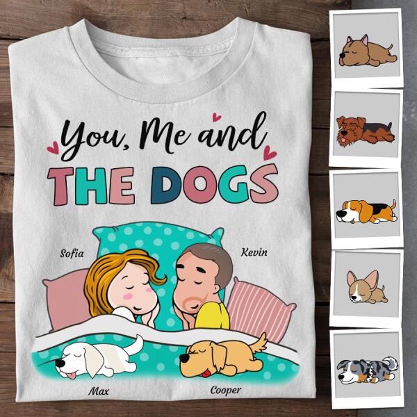 You Me And The Dog Personalized T-shirt TS-NB1087