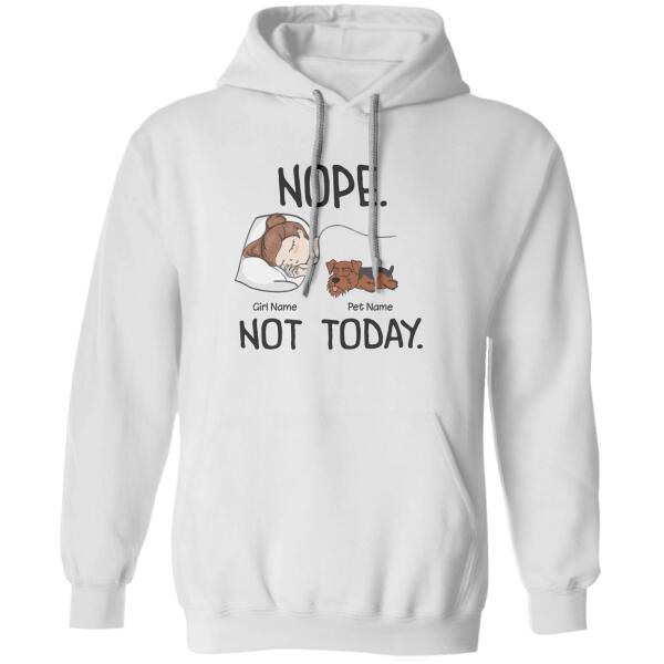 Nope Not Today Personalized T-shirt TS-NN1095