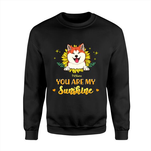 You Are My Sunshine Personalized Dog T-shirt TS-NN1105