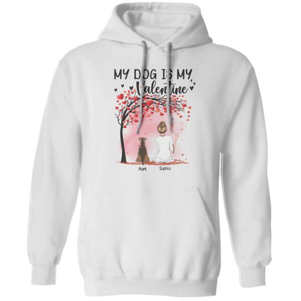 My Dog Is My Valentine Personalized T-Shirt TS-NB1062