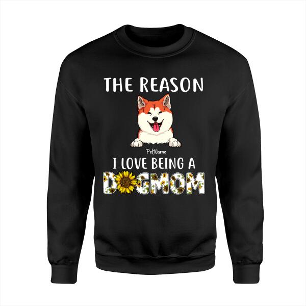 The Reasons I Love Being A Dog Mom Personalized T-shirt TS-NN1120