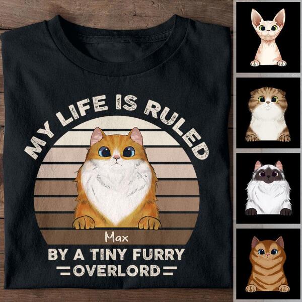 My Life Is Ruled By A Tiny Furry Overlord Personalized T-shirt TS-NB1131