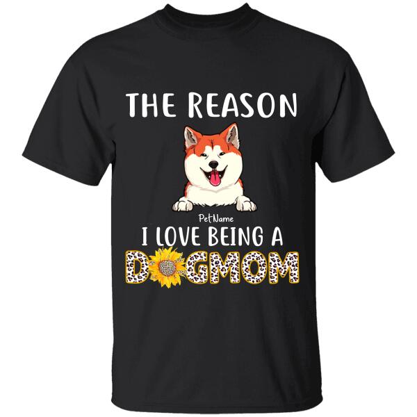 The Reasons I Love Being A Dog Mom Personalized T-shirt TS-NN1143