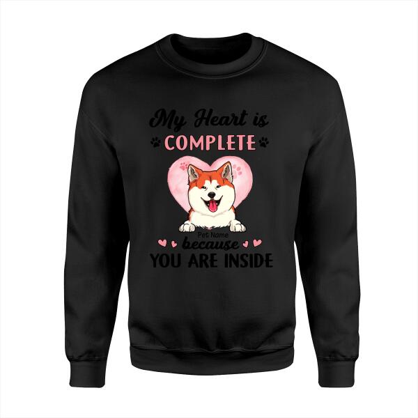 My Heart Is Complete Because You Are Inside Personalized T-shirt TS-NB1151