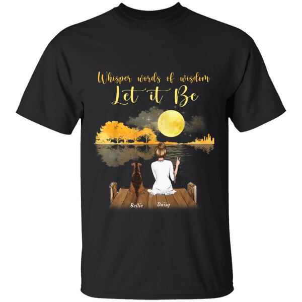 Whisper Words Of Wisdom Personalized Dog T-Shirt TS-PT1045