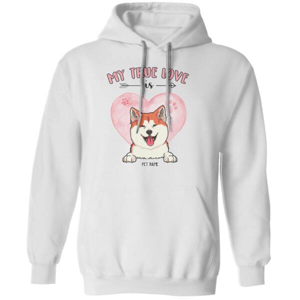 My True Love Is Personalized Dog T-shirt TS-NB1159