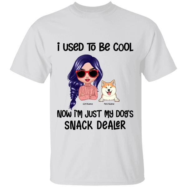 I Used To Be Cool Snack Dealer Dog Mom  Personalized T-shirt TS-NB1140