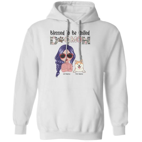 Blessed To Be Called Dog Mom Personalized T-shirt TS-NB1185