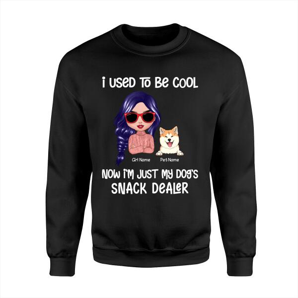 I Used To Be Cool Snack Dealer Dog Mom  Personalized T-shirt TS-NB1183