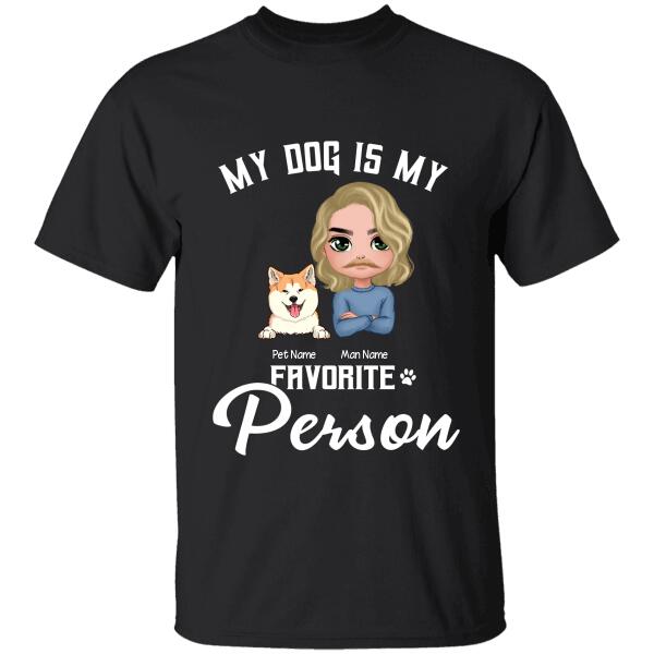 Funny Dogs Are My Favorite People Personalized T-Shirt TS-PT1175
