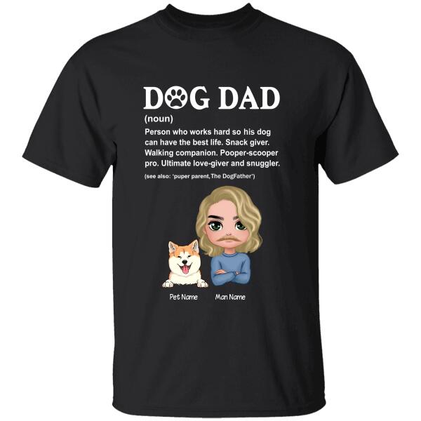 Dog Dad Definition Personalized T-shirt TS-NB1208