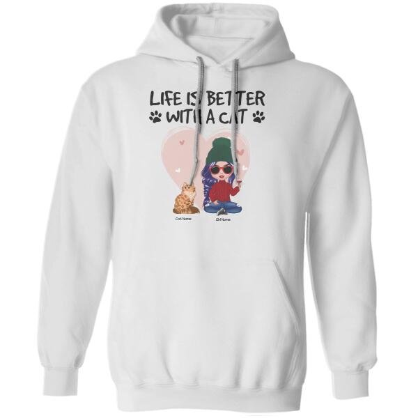 Life Is Better With Cats Doll Personalized T-Shirt TS-PT1221