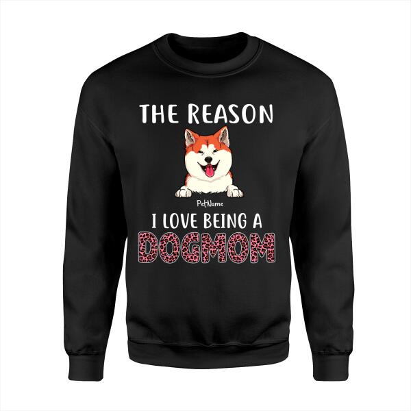 The Reasons I Love Being A Dog Mom Personalized T-shirt TS-NN1187