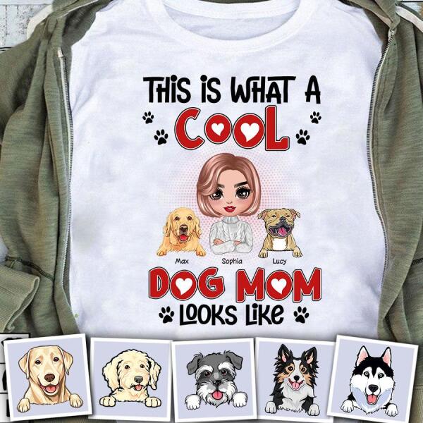 Super Hot Dog Mom Personalized T-shirt TS-NB1215