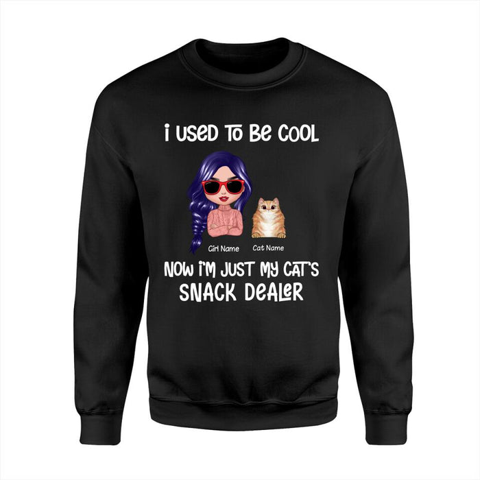 Snack Dealer Cat Mom Personalized T-shirt TS-NB1235