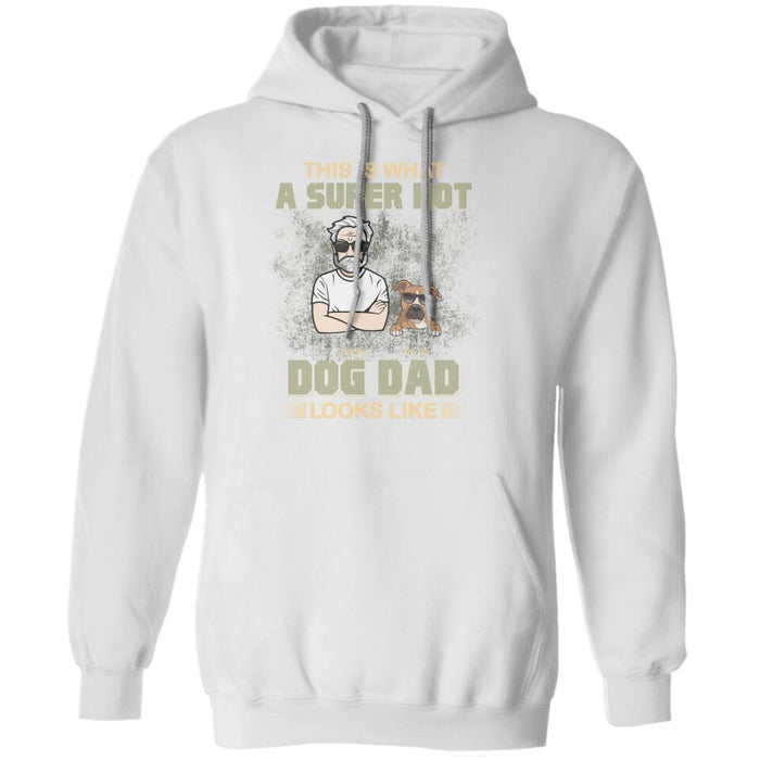 Super Hot Dog Dad  Personalized T-shirt TS-NB1217