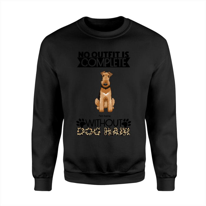 No Outfit Is Complete Without Dog Hair Personalized T-shirt TS-NB1253
