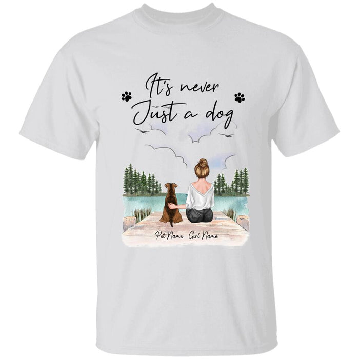 Never Just A Dog On The Lake Personalized T-Shirt TS-PT1230