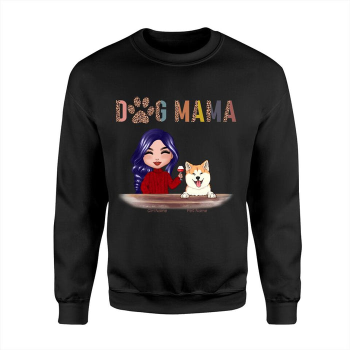 Dog Mama Doll Personalized T-Shirt TS-PT1274