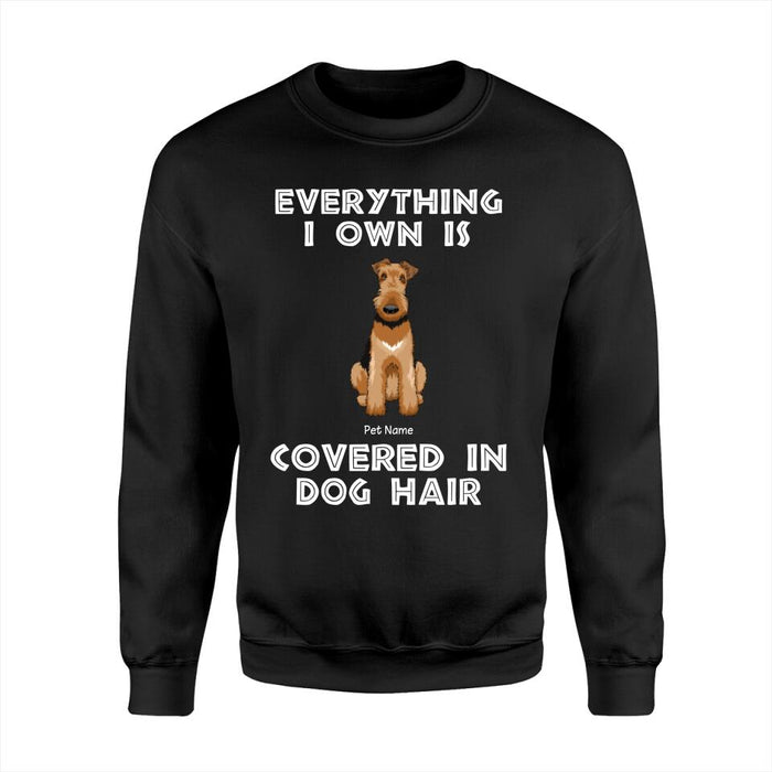 Everything I Own Is Covered In Dog Hair Personalized T-shirt TS-NB1251