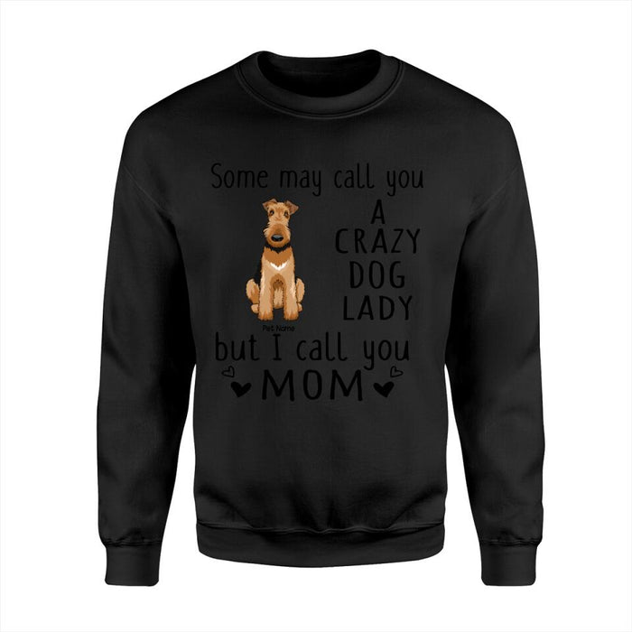 Funny Crazy Dog Lady Personalized T-Shirt TS-PT1278