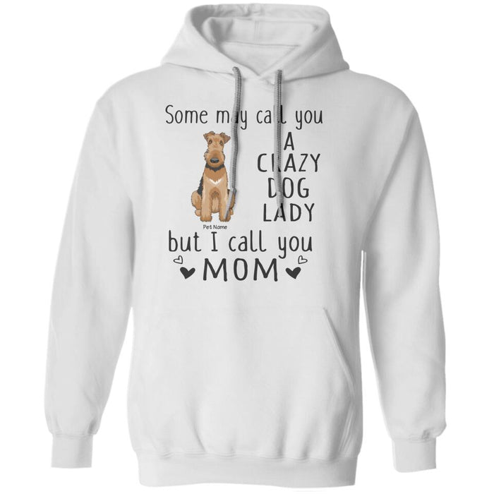 Funny Crazy Dog Lady Personalized T-Shirt TS-PT1278