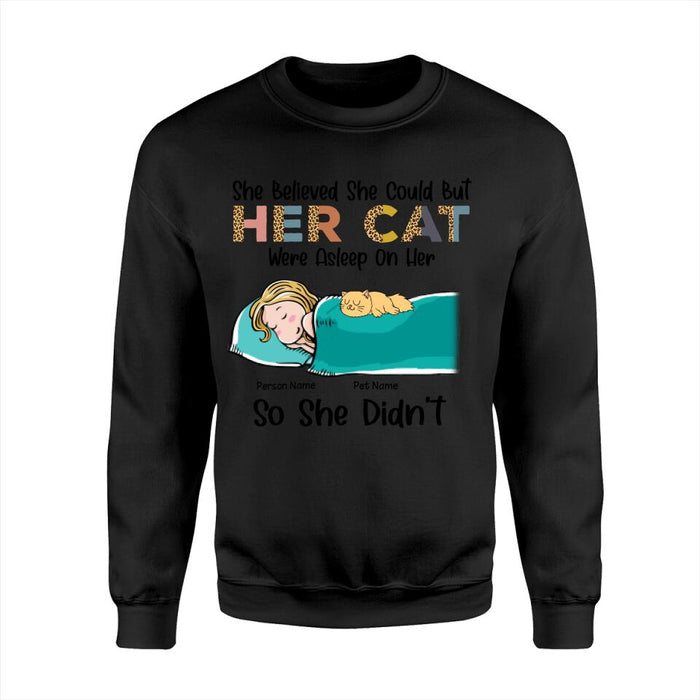 She Believed She Could Personalized Cat T-shirt TS-NN1298