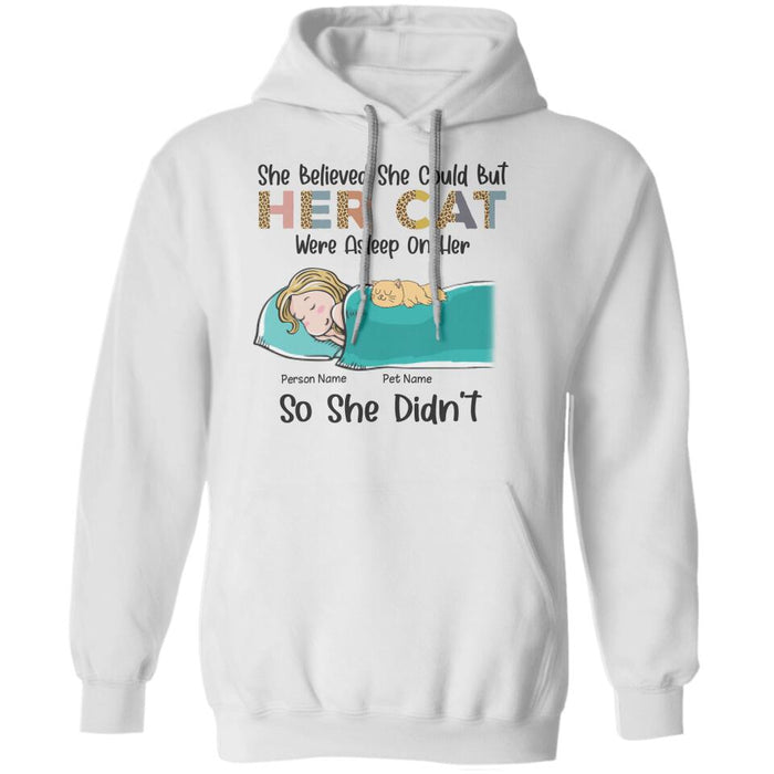 She Believed She Could Personalized Cat T-shirt TS-NN1298