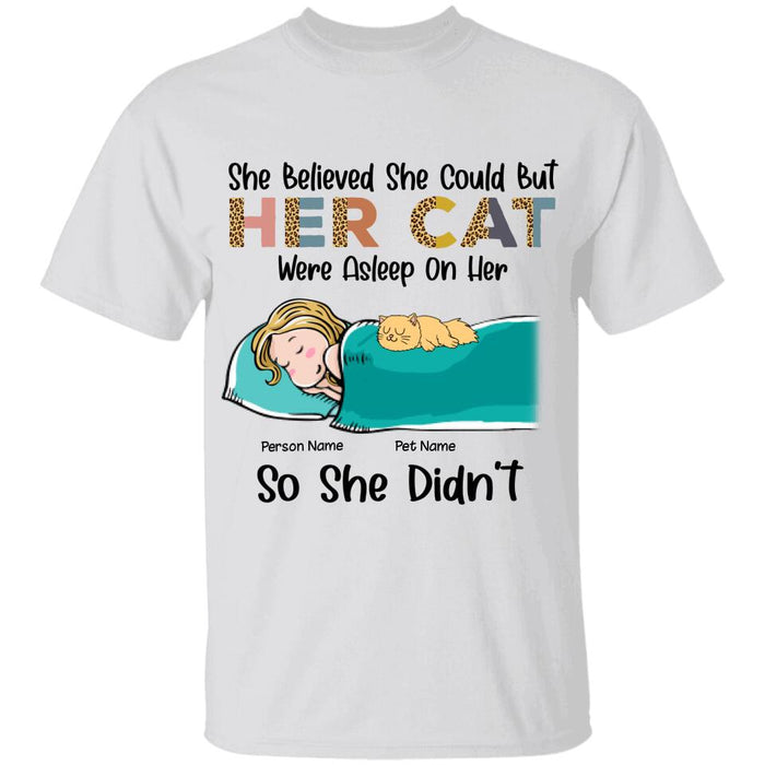 She Believed She Could Personalized Cat T-shirt TS-NN1298