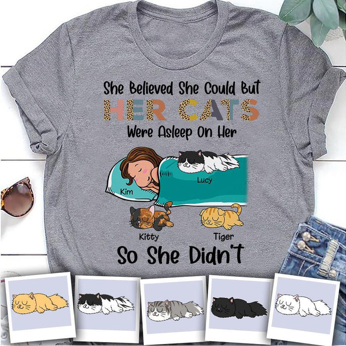 She Believed She Could Personalized Cat T-shirt TS-NN1298