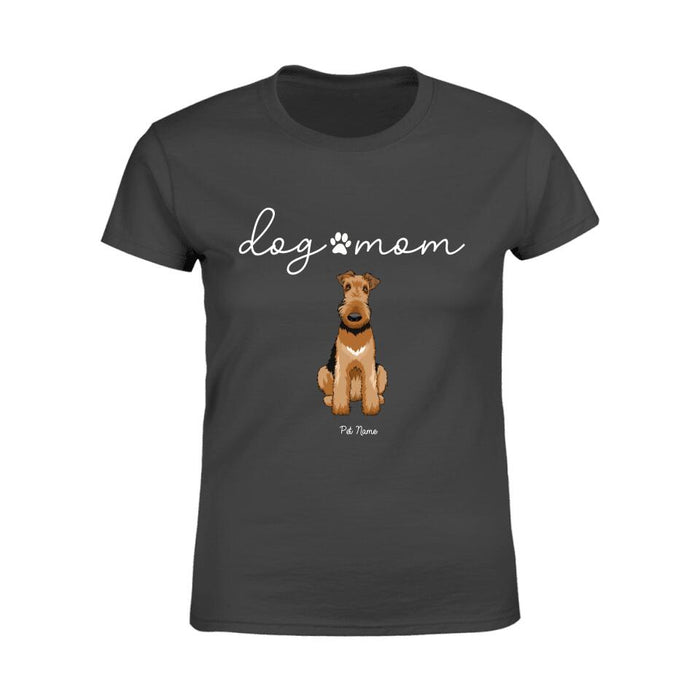 Dog Mom Personalized T-Shirt TS-PT1273