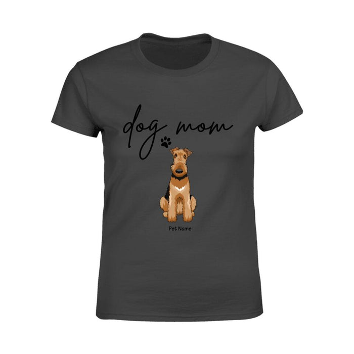 Dog Mom Personalized T-Shirt TS-PT1203a