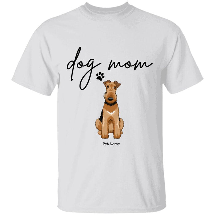 Dog Mom Personalized T-Shirt TS-PT1203a
