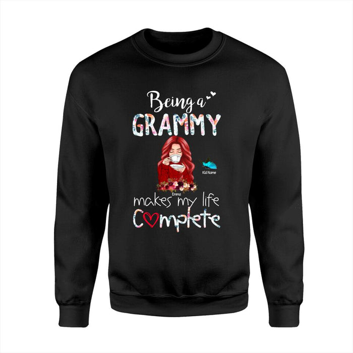 Being A Grammy Makes My Life Complete Personalized T-shirt TS-NB1319