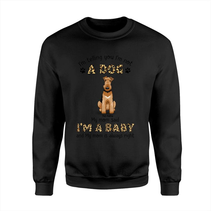 Funny We Are Babies Personalized Dog T-Shirt TS-PT1359