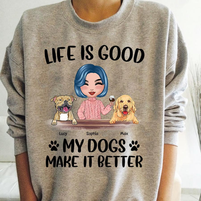 Life Is Good Personalized Dog T-Shirt TS-PT1339
