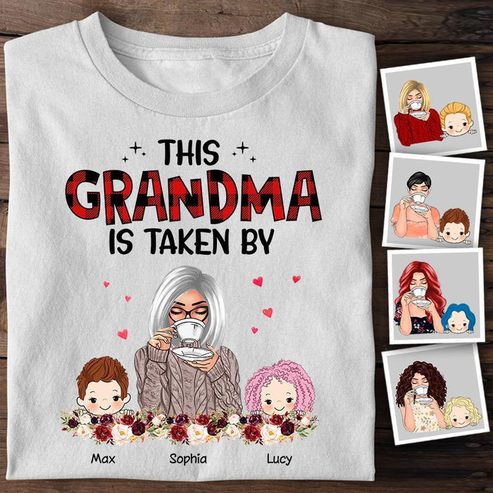 This Grandma Is Taken By Personalized Grandma T-shirt TS-NB1363