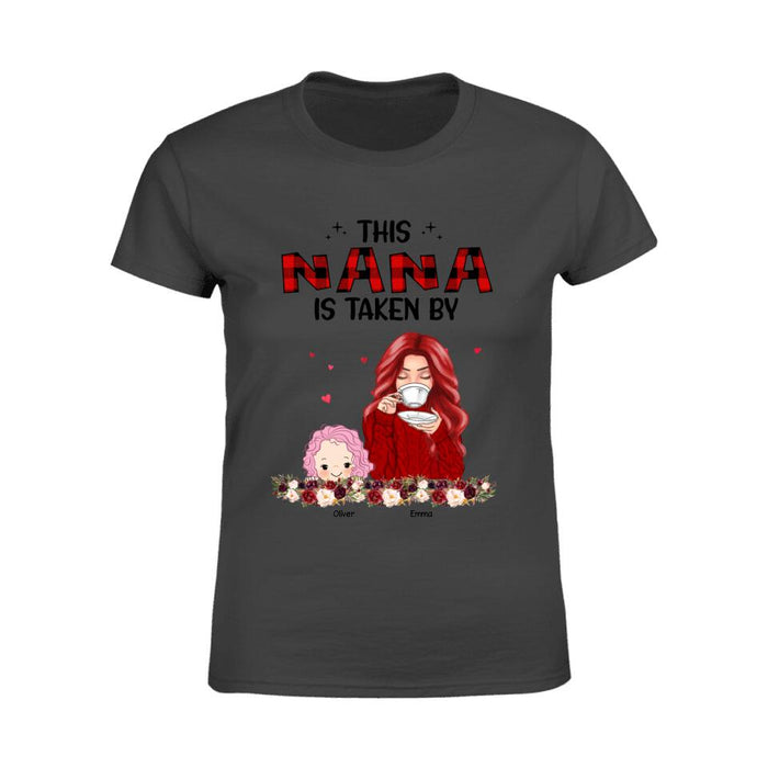 This Grandma Is Taken By Personalized Grandma T-shirt TS-NB1363